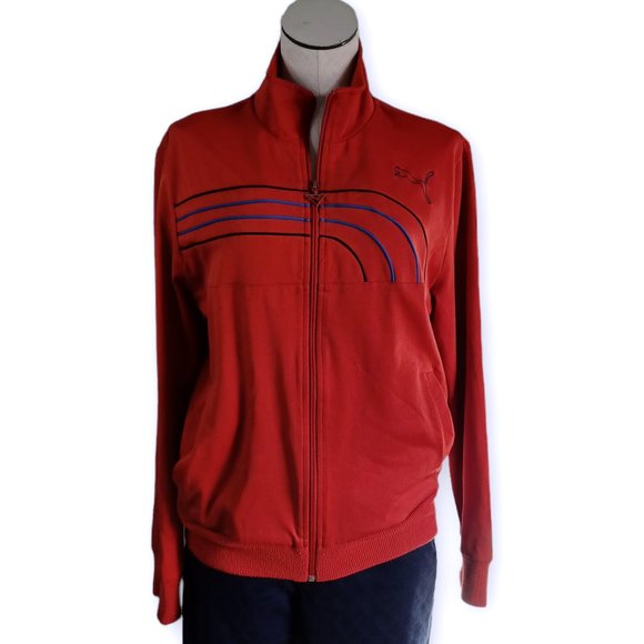 PUMA • Small vintage track jacket full zip 2 pocket basketball women's - Picture 1 of 12